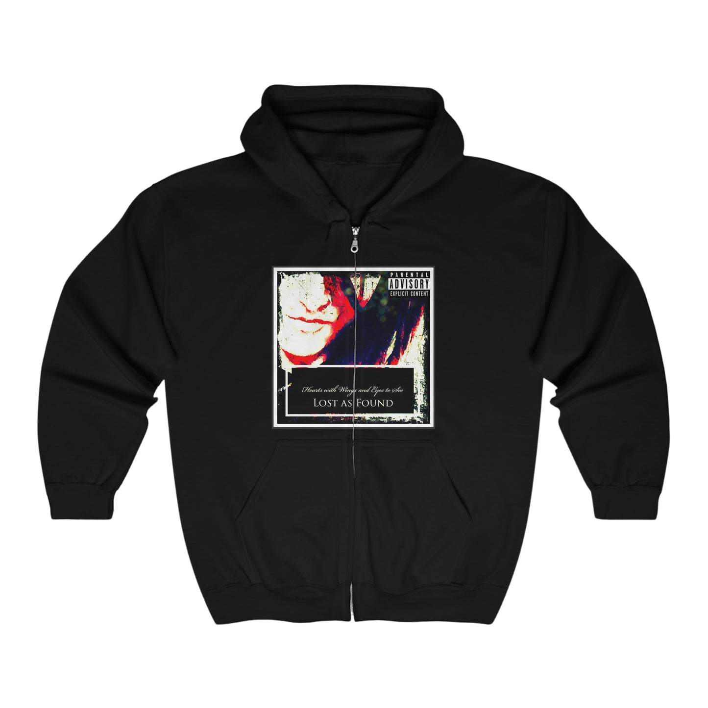 Chasing a Nightmare (Purple) Unisex Heavy Blend™ Full Zip Hooded Sweatshirt