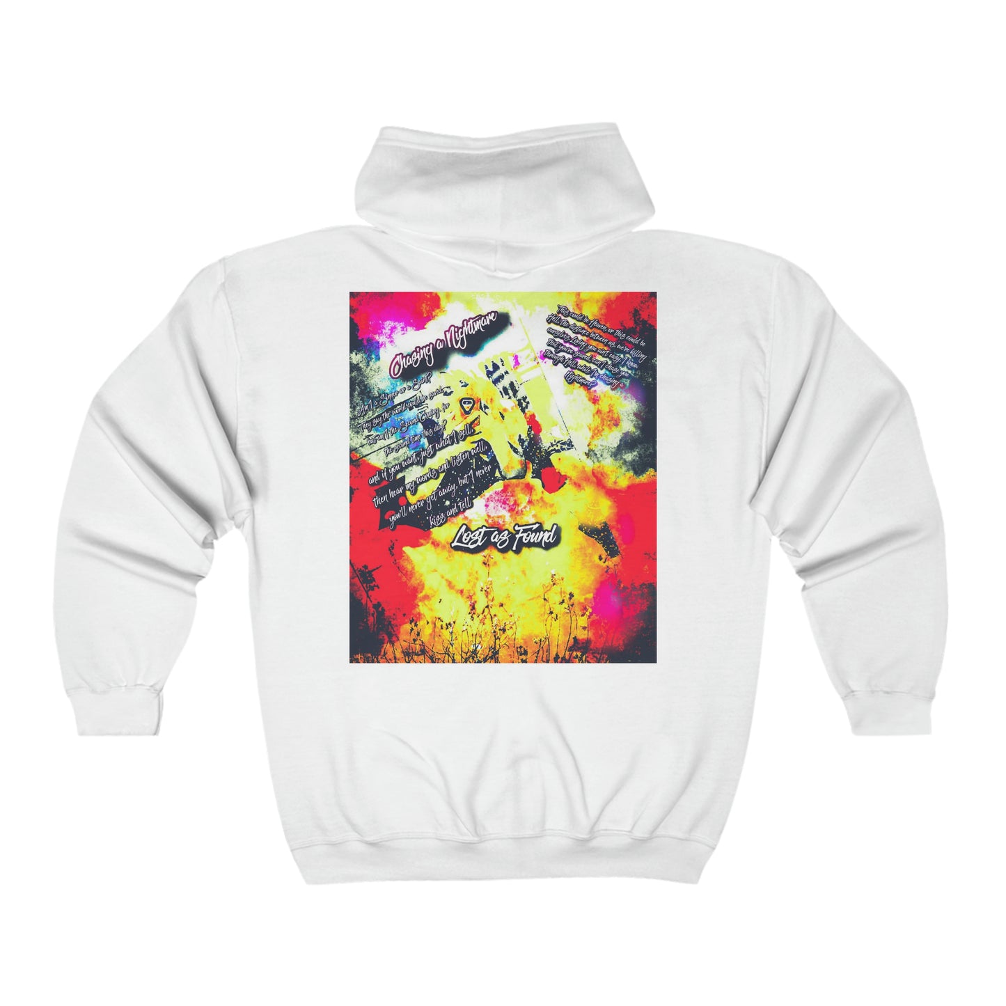 Chasing a Nightmare - Unisex Heavy Blend™ Full Zip Hooded Sweatshirt