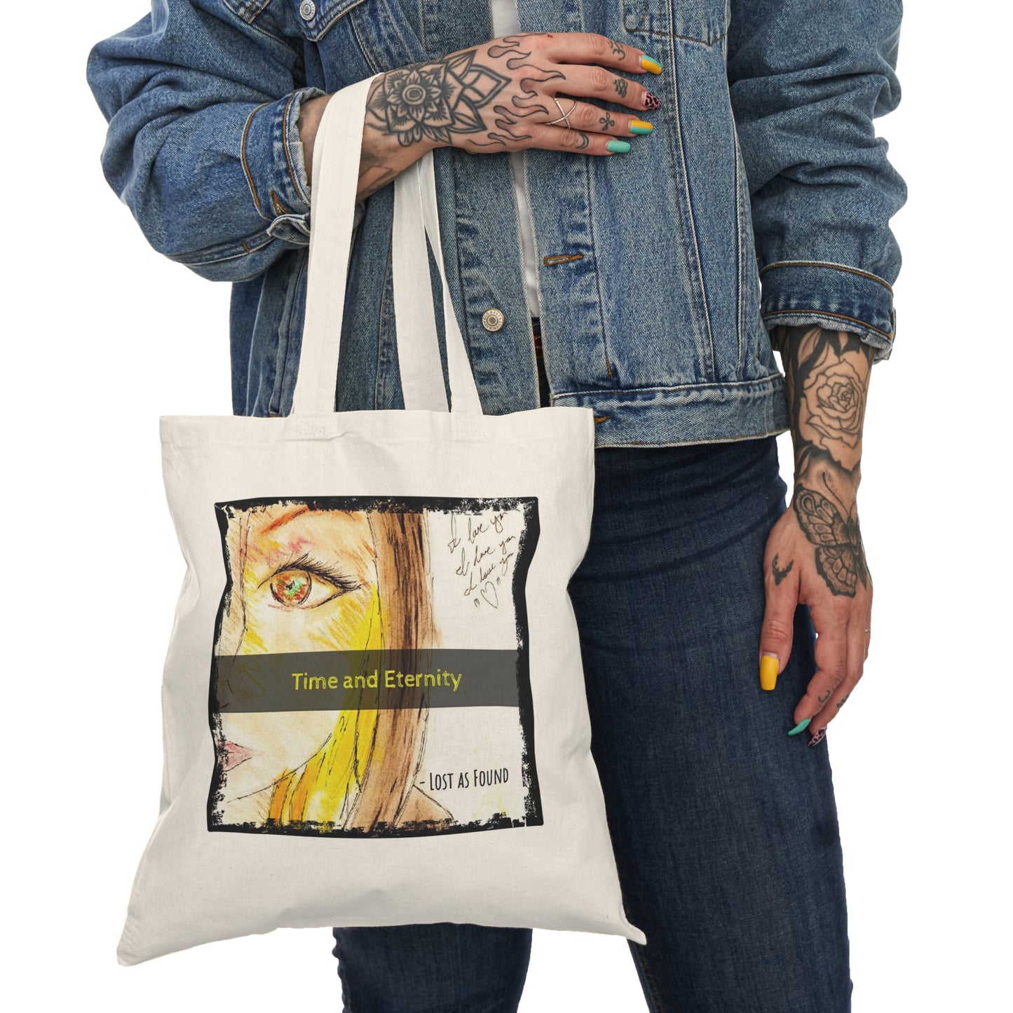 Time and Eternity Natural Tote Bag