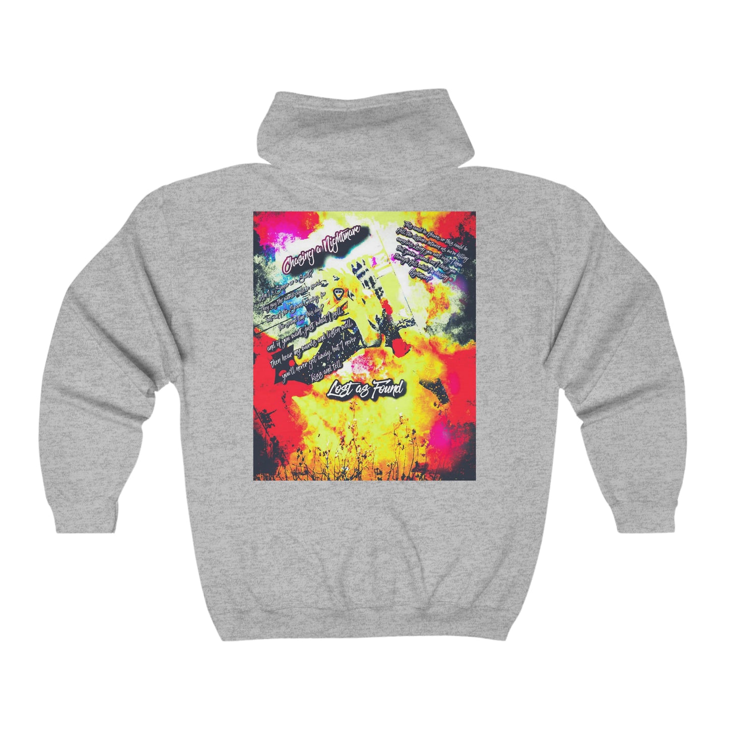 Chasing a Nightmare - Unisex Heavy Blend™ Full Zip Hooded Sweatshirt